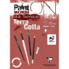 photo-Bloc - A6 - Multi techniques - Terracotta - 20 feuilles - 250g - Clairefontaine - Paint On