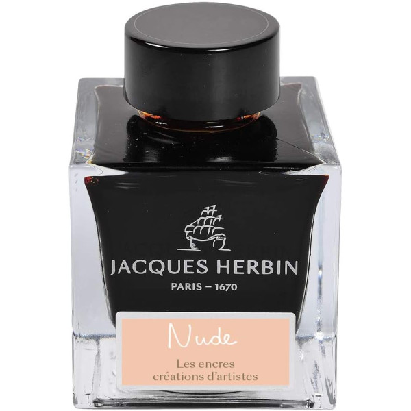 photo - Encre pour calligraphie - Nude - Les encres création d'artistes - Herbin - Flacon 50ml