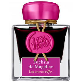 Encre pour calligraphie - Fuchsia de Magellan - Les encres 1670 - Herbin - Flacon 50ml