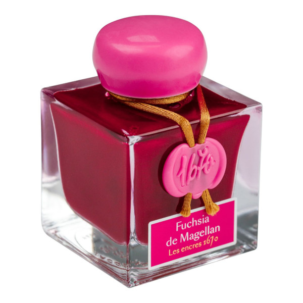 Encre pour calligraphie - Fuchsia de Magellan - Les encres 1670 - Herbin - Flacon 50ml