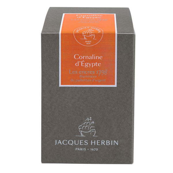 Encre pour calligraphie - Cornaline d'Égypte - Les encres 1798 - Herbin - Flacon 50ml