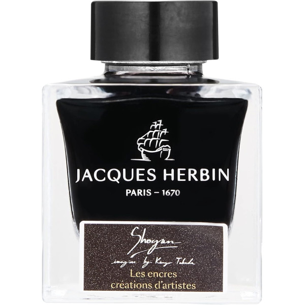 photo - Encre pour calligraphie - Shogun - Les encres création d'artistes - Herbin - Flacon 15ml