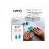 photo-Coffret - Pâte polymère - Création de bijoux - 4 pains de pâte 25g + outils + notice - Cernit
