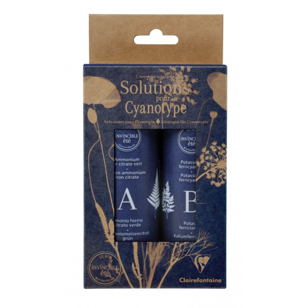 photo-Solution pour cyanotype - 2 flacons - 200ml - Kit cyanotype - Clairefontaine