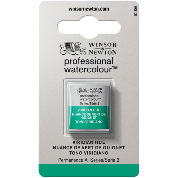 photo - Aquarelle Professionnelle Extra-Fine - 1/2 Godet - Vert de Guignet - 696 - Winsor Et Newton