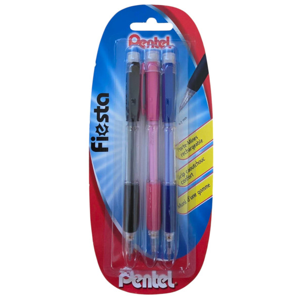 photo - 3 portes-mines - Avec gomme - Rechargeable - Pentel
