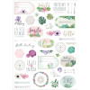 photo - Stickers - Autocollants - La vie en rose - 78 pièces - CTOP