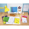 Cahier - Index - 4 en 1 - 17x22cm - Grands carreaux - 96 pages - Couverture polypro - Sans spirale - Clairefontaine