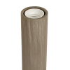 PHOTO-Lampe à poser - Bois - Gris - Forme de tube - 14cm de hauteur - Déco