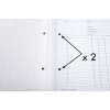 Facturier - Micro-entrepreneur - A4 - 50 feuilles - Sans TVA - Exacompta - 13291E