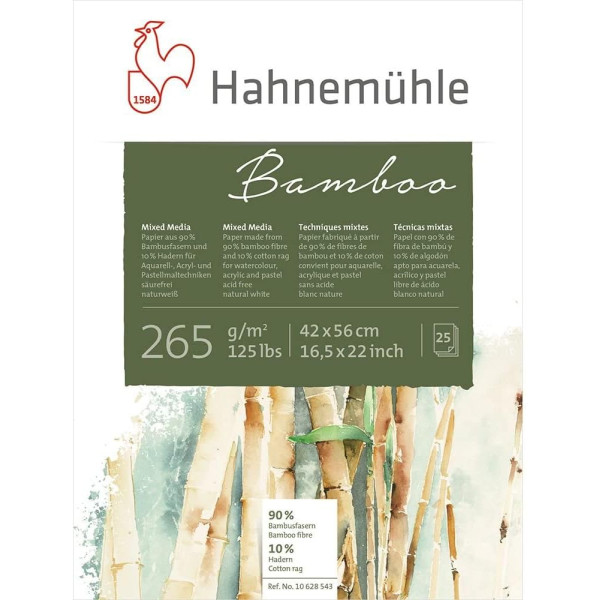 photo - Bloc - Multi techniques - 56x42cm - 25 feuilles - 265g - Clairefontaine - Bamboo