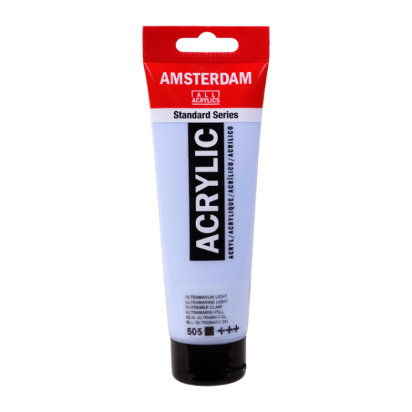 photo-Peinture Acrylique en tube - Outremer clair - 505 - Amsterdam - 120ml