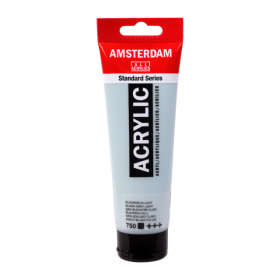 photo-Peinture Acrylique en tube - Gris bleuâtre clair - 750 - Amsterdam - 120ml