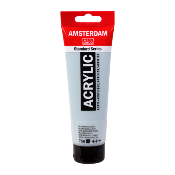 photo-Peinture Acrylique en tube - Gris bleuâtre clair - 750 - Amsterdam - 120ml