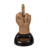 photo-Figurine - Fuck - Doigt d'honneur - Décoration - Fonctionne à l'énergie solaire