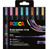 photo-Pochette 8 marqueurs POSCA - PC5M - Couleurs métalliques - Pointe moyenne