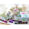 Pochette 8 marqueurs POSCA - PC5M - Couleurs froides - Pointe moyenne