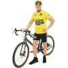 Déguisement - Cycliste - Maillot jaune - T-shirt + short - Adulte - Taille S/M