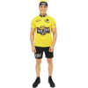 photo-Déguisement - Cycliste - Maillot jaune - T-shirt + short - Adulte - Taille L/XL