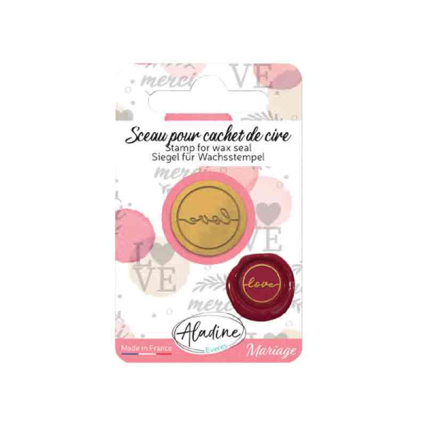 photo-Sceau pour cachet de cire - Love - Carterie - Loisirs créatifs - Aladine