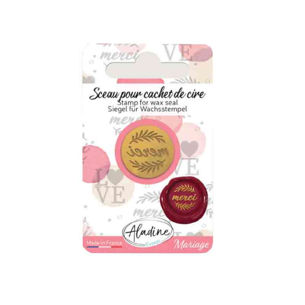 photo-Sceau pour cachet de cire - Merci - Carterie - Loisirs créatifs - Aladine