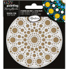 photo-Pochoir - Pour dot painting - Mandala - 10cm - Forme en bois + support - Aladine