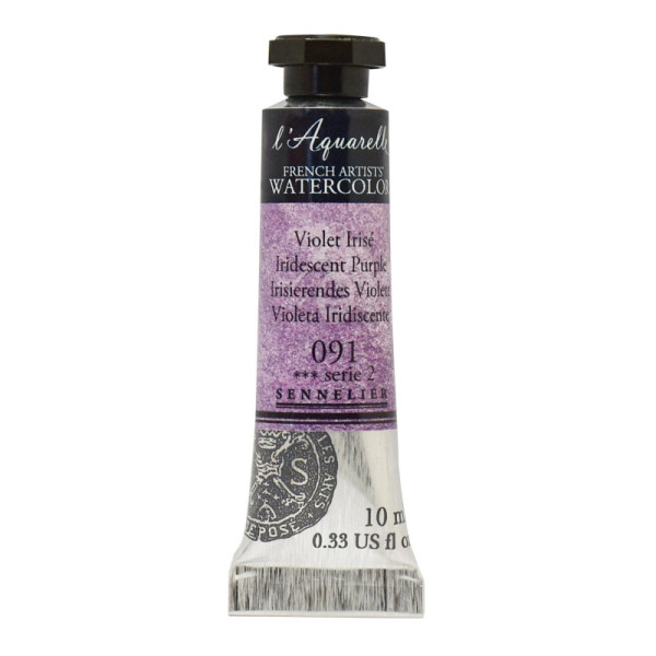 photo-Aquarelle extra-fine - Violet irisé - tube 10 ml - Sennelier