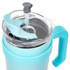 Mug de transport - XXL - 1,2L - Isotherme - Modèle aléatoire - Paille intégrée