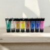 Peinture acrylique - Couleurs métallisées - 8 tubes de 22ml - Set d'initiation - AMT