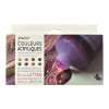 photo-Peinture acrylique - Couleurs pailletées - 8 tubes de 22ml - Set d'initiation - AMT