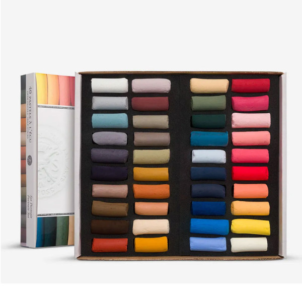 Pastels à l'écu - Sennelier - Boîte de 40 demi-pastels - Collection portrait