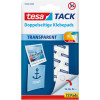 photo-Pastilles adhésives - Transparent - Repositionnable - Pour petits objets - 72 pièces - TESA