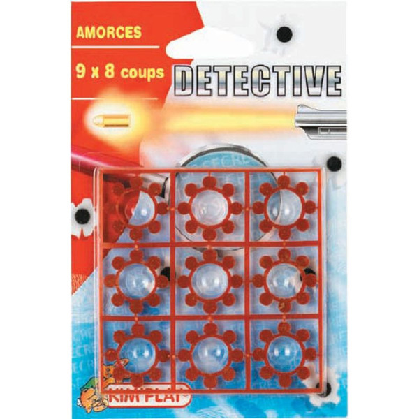 photo-Amorces - Pétards - Pour pistolet - Jouet pour enfant - Dès 6 ans - 9 x 8 coups
