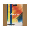 photo-Peinture gouache - Beaux-arts - Coffret 24 tubes de 20ml + 2 pinceaux - Pébéo
