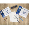 Papier dessin - 24x32cm - Blanc - 180g - 12 feuilles - Dessin - Peinture - Clairefontaine