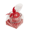 photo-Bougie en forme de cœur - Avec coffret cadeau - Idée cadeau - St Valentin - Fête des mères