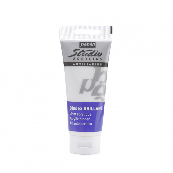 Liant brillant - Médium pour peinture acrylique - Bindex - Pébéo - 100ml