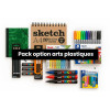 Pack fournitures scolaires - Option arts plastiques – Beaux-arts – Collège - Lycée