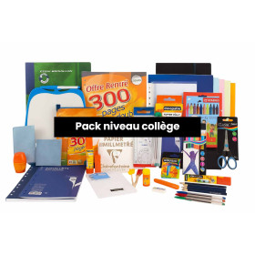 Pack fournitures scolaires collège – Complet - Liste scolaire – 6e/5e/4e/3e