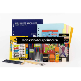 Pack fournitures scolaires primaire – Complet - Liste scolaire – CP/CE1/CE2/CM1/CM2