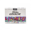 photo - 6 tubes de peinture - Gouache - Couleurs primaires - Beaux-arts - Pébéo studio - 20ml