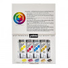 6 tubes de peinture - Gouache - Couleurs primaires - Beaux-arts - Pébéo studio - 20ml