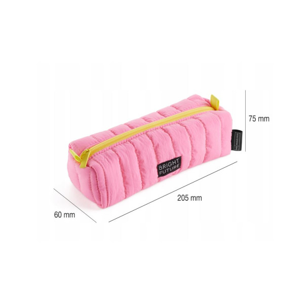 Trousse - Rose - Rectangulaire - 1 compartiment - 6x20,5x7,5cm - Scolaire