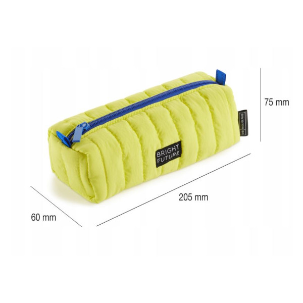 Trousse - Jaune - Rectangulaire - 1 compartiment - 6x20,5x7,5cm - Scolaire