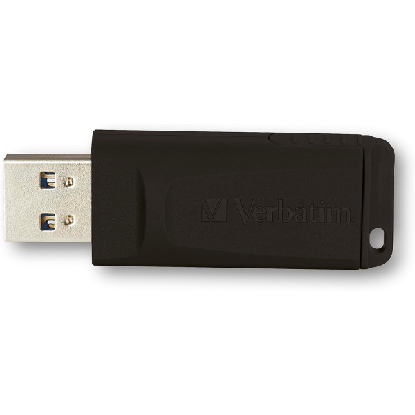 Clé USB - 64GO - Noir - Photos, vidéos, fichiers - Compatible Windows - Verbatim
