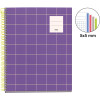 Cahier - A5 - Petits carreaux - Spirales - Couverture rigide - 100 feuilles - Miquelrius