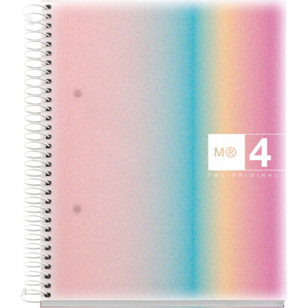 photo-Cahier - A5 - Petits carreaux - Spirales - Couverture rigide - 120 feuilles - Miquelrius