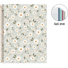 Cahier - A4 - Petits carreaux - Spirales - Couverture rigide - 100 feuilles - Miquelrius