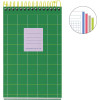 Bloc reporter - A6 - 120 feuilles - Spirale - Petits carreaux - Couverture carton - Miquelrius