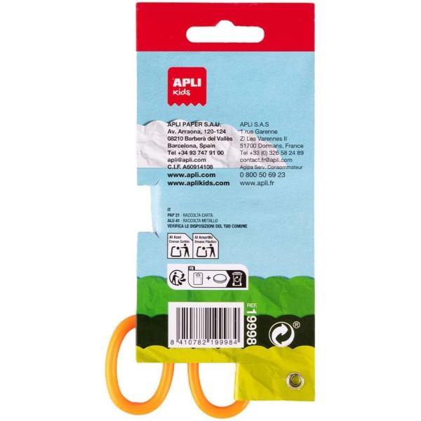 Ciseaux créatifs - Vague - Enfant - 13,5cm - Sécurité - Dès 4 ans - Loisirs créatifs